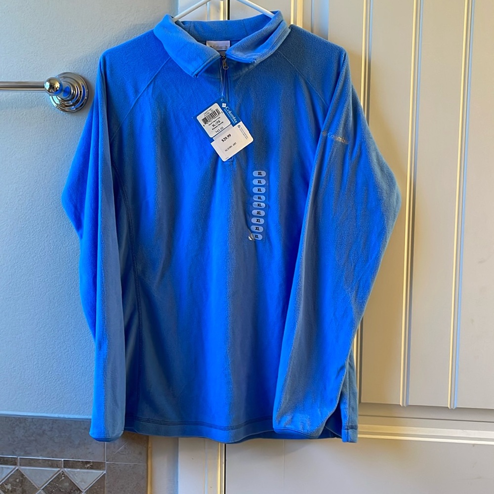 NWT Columbia fleece 1/2 zip jacket
